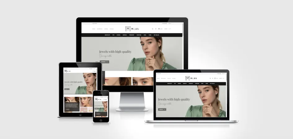 Milan Jewellery B2B mobile ordering system