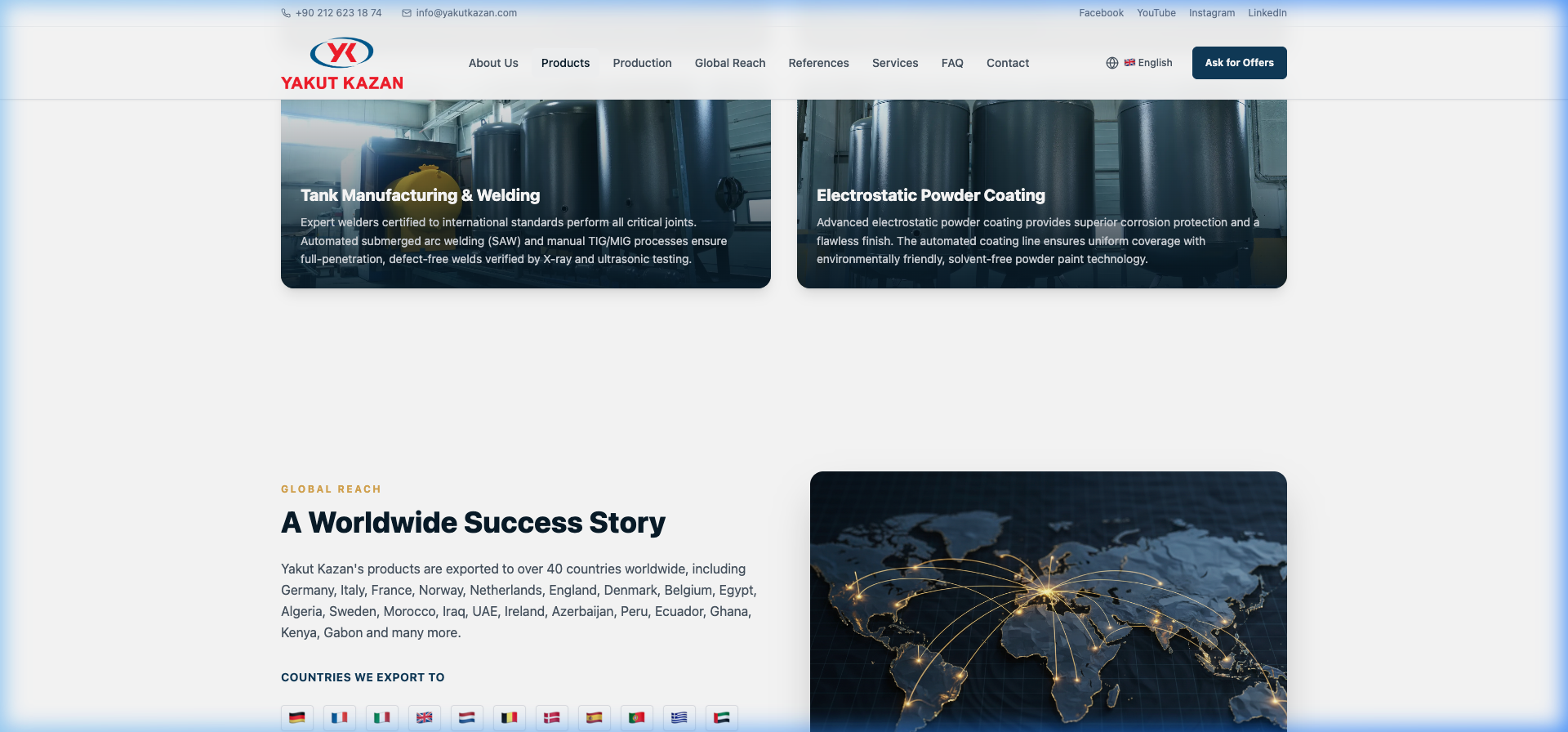 Çok Dilli Global Web Platformu — ekran 1